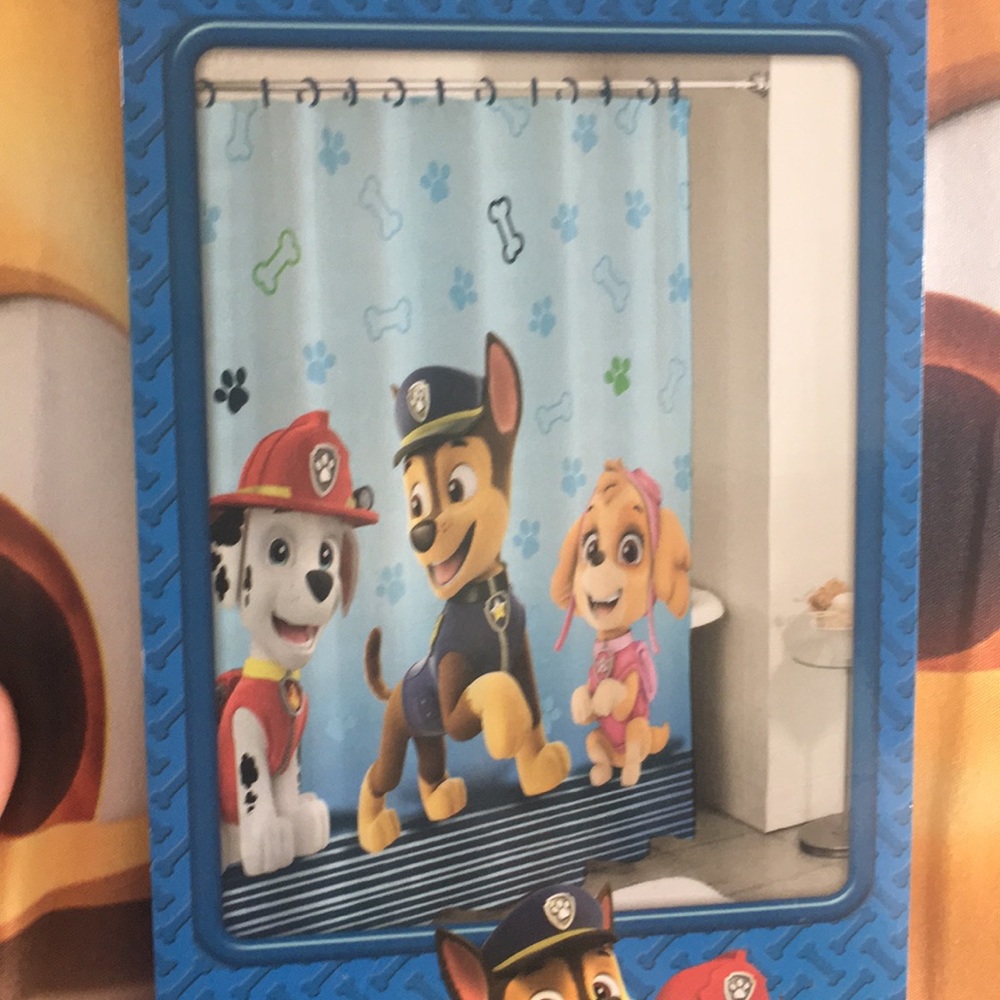 Paw Patrol Shower Curtain 72in x72in (183cmx183cm)